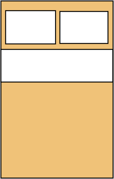 lit de coin merisier