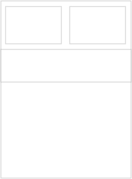 Lit double standard gris