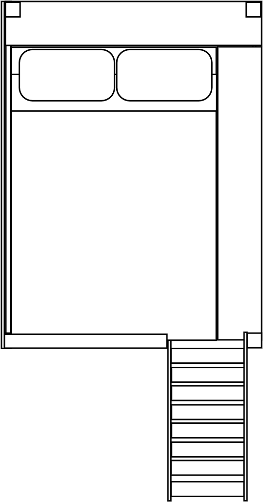 Lit mezzanine 140 X 200