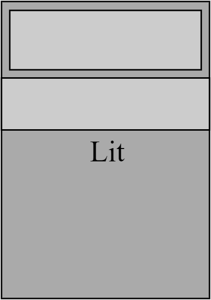 Lit standard 140 x 200 cm