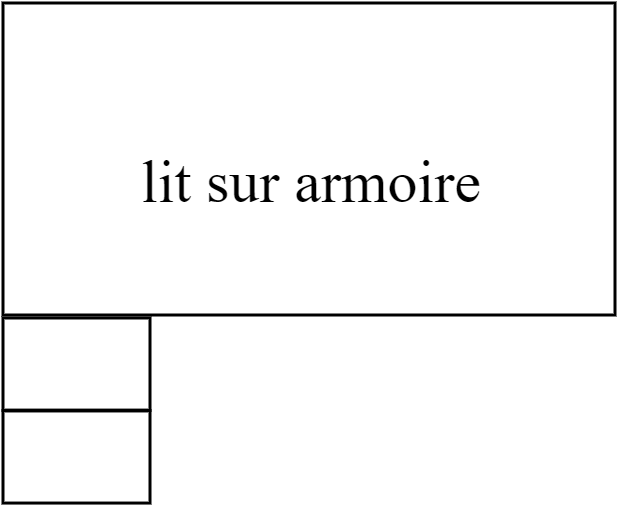 lit sur armoire unniq