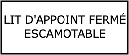 LT D'APPOINT ESCAMOTABLE FERMÉ MAISON DU MONDE