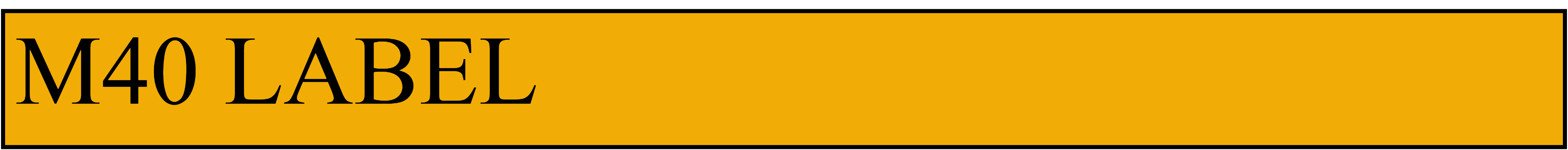 M40 LABEL