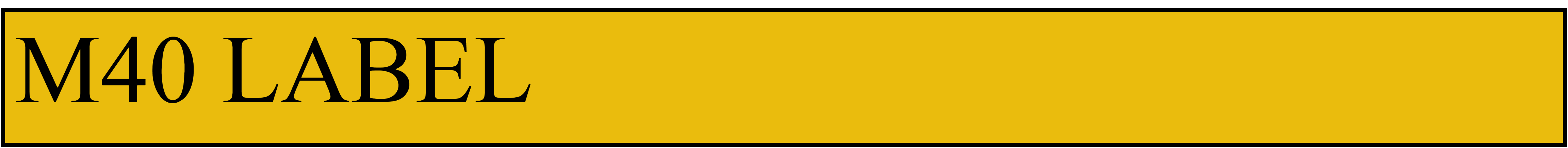 M40 LABEL