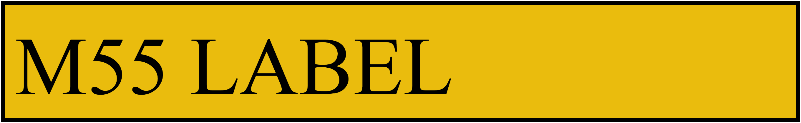 M55 LABEL