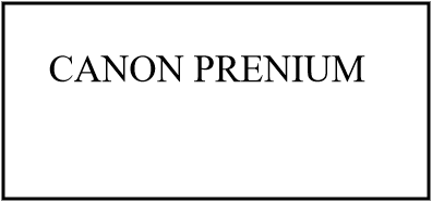 Machine Canon PRENIUM