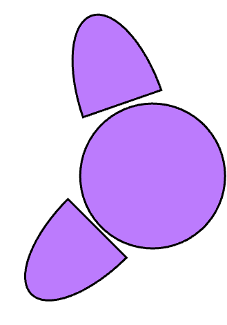 Mange debout 2 pers. 60 x 60 cm