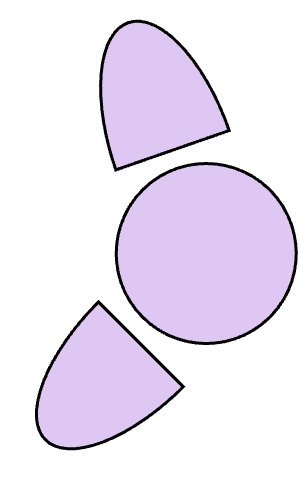 Mange debout 2 pers. 60 x 60 cm