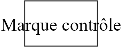 Marque contrôle