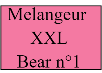 Melangeur  XXL Bear n°1