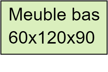 Meuble bas grès