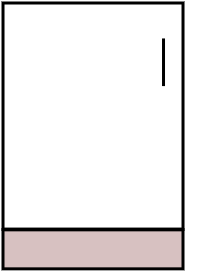 Meuble bas 1 P 60 x 88