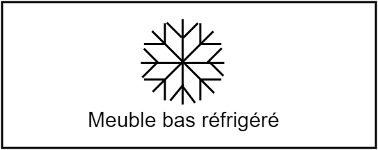 Meuble bas réfrigéré