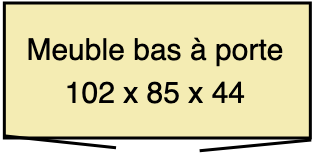 Meuble bas SF