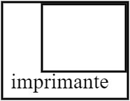 meuble bureau imprimante