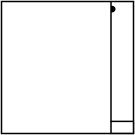 Meuble cuisine angle 88cm vue nord
