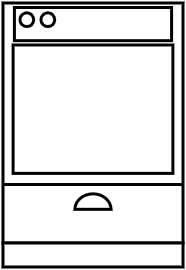 Meuble four et plaque