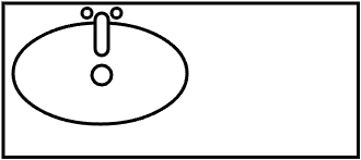 Meuble lavabo intégré