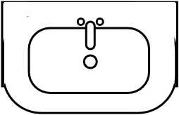 Meuble lavabo intégré