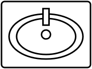 Meuble 1 lavabo integré