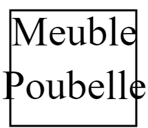 Meuble poubelle