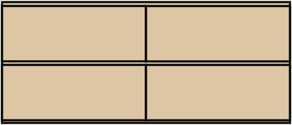 Meuble sous table 140cm