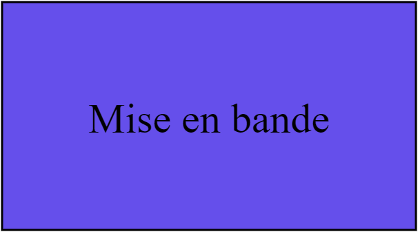Mise en bande