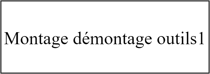 Montage démontage outils1