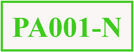 PA001 - N vert/B