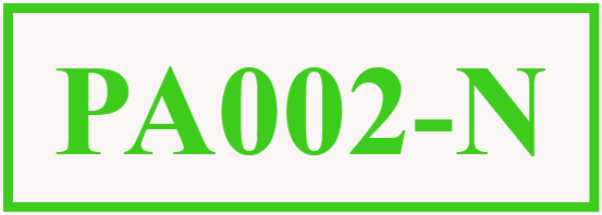 PA002 - N vert/B