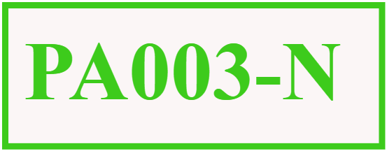 PA003 - N vert/B