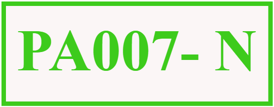 PA007 - N vert/B