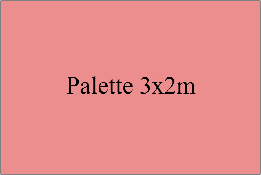 Palette 3x2m