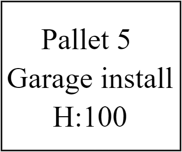 Palette 5 garage install