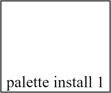 Palette install 1
