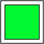 Panneau carré néon