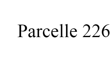 Parcelle 226