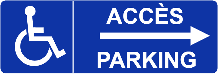 Parking PMR droite