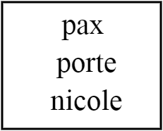pax porte nicole 75