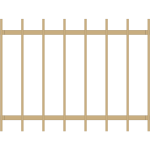 Wooden pergola
