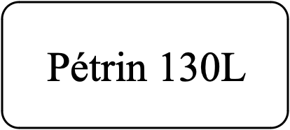 Pétrin 130 L