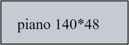 piano 140*48