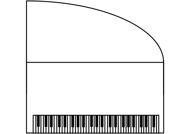 Piano clavier