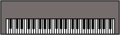 Piano clavier