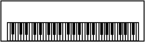 Piano clavier