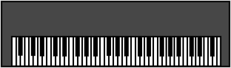 Piano clavier