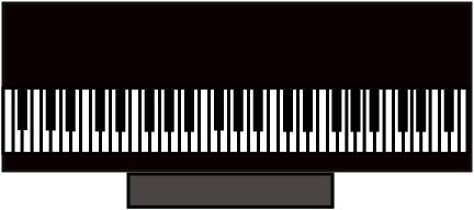 Piano clavier
