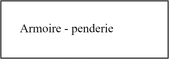 Placard intégré  190 x 70 cm