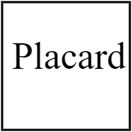 Placard