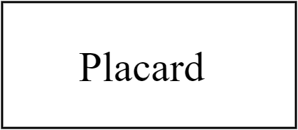 Placard